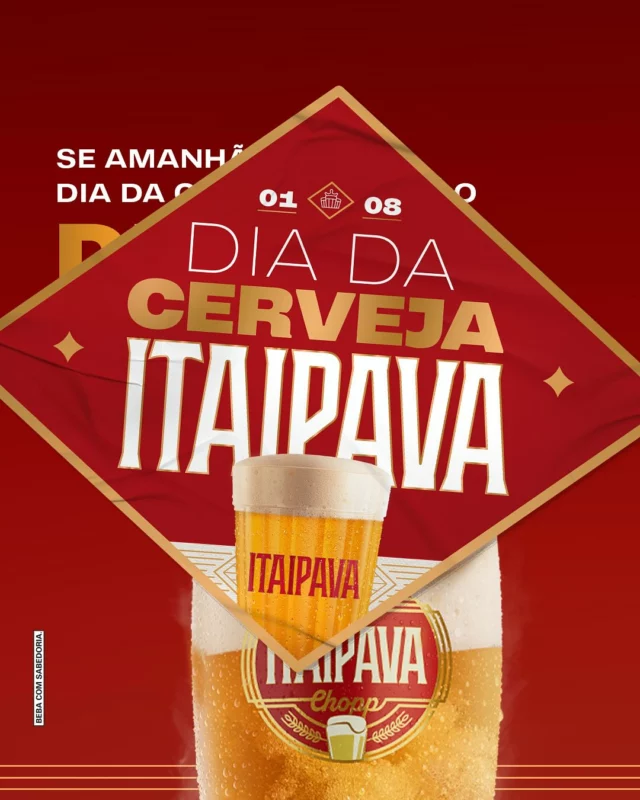 🍻🍻🍻 FELIZ DIA DA CERVEJA! 🍻🍻🍻​

Hoje é dia de celebrar uma das paixões nacionais:
a Cerveja! 🍻

Seguimos celebrando o sabor que une histórias, amigos e bons momentos.

Vem com a gente nessa comemoração! 
#BebaComSabedoria
#DiaDaCerveja #DiadoChoppItaipava #Itaipava